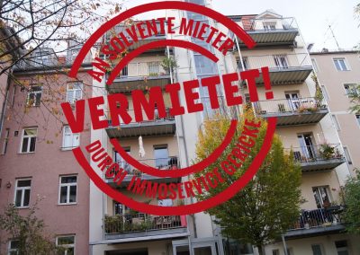 Vermietet: Reizvolle 2 Zimmer Altbauwohnung mit großzügigem Balkon in Maxvorstadt  // SG-228